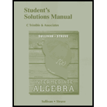 Intermediate Algebra  Student Solutions Manual