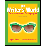 Writers World  Sentences and Paragraphs