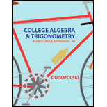 College Algebra and Trigonometry  A Unit Approach    With Access