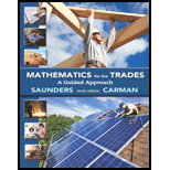 Mathematics for the Trades   With Access