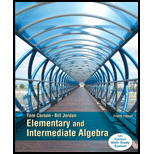 Elementary and Intermediate Algebra   With Access