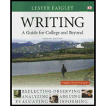 cover of Writing : Guide for College and Beyond (4th edition)