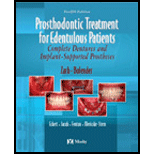 Prosthodontic Treatment for Edentulous Patients