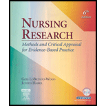 Nursing Research: Methods and Critical Appraisal for Evidence-Based ...