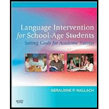 Language Intervention for School Age Students  Setting Goals for Academic Success