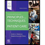 Principles and Techniques of Patient Care   With Access 7TH 23 Edition, by Sheryl L Fairchild - ISBN 9780323720885