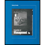Essentials of Management (Study Guide) -  Andrew J. Dubrin, Paperback
