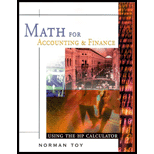 Math for Accounting and Finance Using Hp Calculator