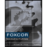 Foxcor Manufacturing Company   With Disk