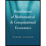 Foundations of Mathematics and Compuation Economics