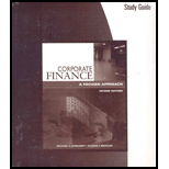 Corporate Finance - Study Guide - Michael Ehrhardt