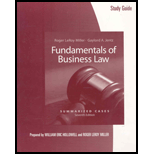 Fundamentals of Business Law - Study Guide -  Roger LeRoy Miller and Gaylord A. Jentz, Paperback