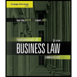 Fundamentals of Business Law Summarized Cases