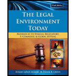 Legal Environment Today