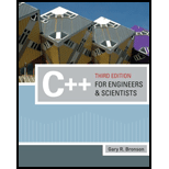 C++ for Engineers and Scientists