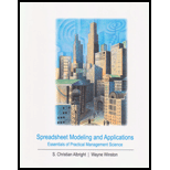 Spreadsheet Modeling and Application (Custom)