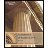 Fundamentals of Business Law PT2 (Custom)