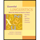 Essential Linguistics  What You Need to Know to Teach Reading, ESL, Spelling, Phonics, and Grammar