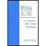 Writing Is Acting