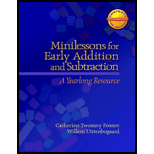 Minilessons for Early Additions and Subtract.