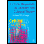 Critical Keywords in Literary and Cultural Theory