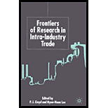 Frontiers of Research in Intra Industry Trade