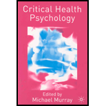 Critical Health Psychology