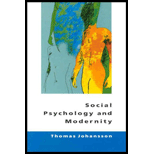 Social Psychology and Modernity