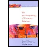 Social Psychology of Consumer Behaviour