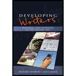 Developing Writers Teaching and Learning in the Digital Age