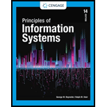 Principles of Information Systems 14TH 21 Edition, by Ralph M Stair and George Reynolds - ISBN 9780357112410