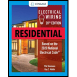 Electrical Wiring Residential   With Plans Paperback 20TH 21 Edition, by Ray C Mullin and Phil Simmons - ISBN 9780357366479