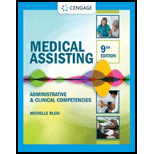 Medical Assisting Administrative and Clinical Competencies   Workbook 9TH 22 Edition, by Michelle Blesi - ISBN 9780357502822
