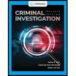 Criminal Investigation 12TH 23 Edition, by Karen M Hess Christine Hess Orthmann and Henry Lim Cho - ISBN 9780357511671
