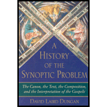 History of the Synoptic Problem