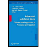 Adolescent Substance Abuse Evidence Based Approaches to Prevention and Treatment