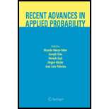 Recent Advances in Applied Probability