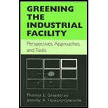 Greening the Industrial Facility  Perspectives, Approaches, and Tools