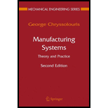 Manufacturing Systems ; Theory and Practice