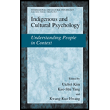 Indigenous and Cultural Psychology Understanding People in Context