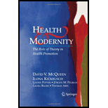 Health and Modernity Role of Theory in Health Promotion