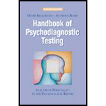 Handbook of Psychodiagnostic Testing