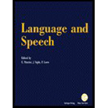 Language and Speech