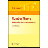 Number Theory An Introduction to Mathematics