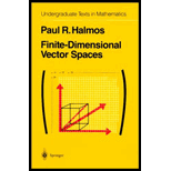 Finite Dimensional Vector Spaces