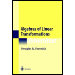 Algebras of Linear Transformations