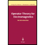 Operator Theory for Electromagnetics