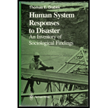 Human System Responses to Disaster  Inventory of Sociological Findings