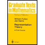 Representation Theory  A First Course