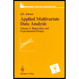 Applied Multivariate Data Analysis  Regression and Experimental Design, Volume I